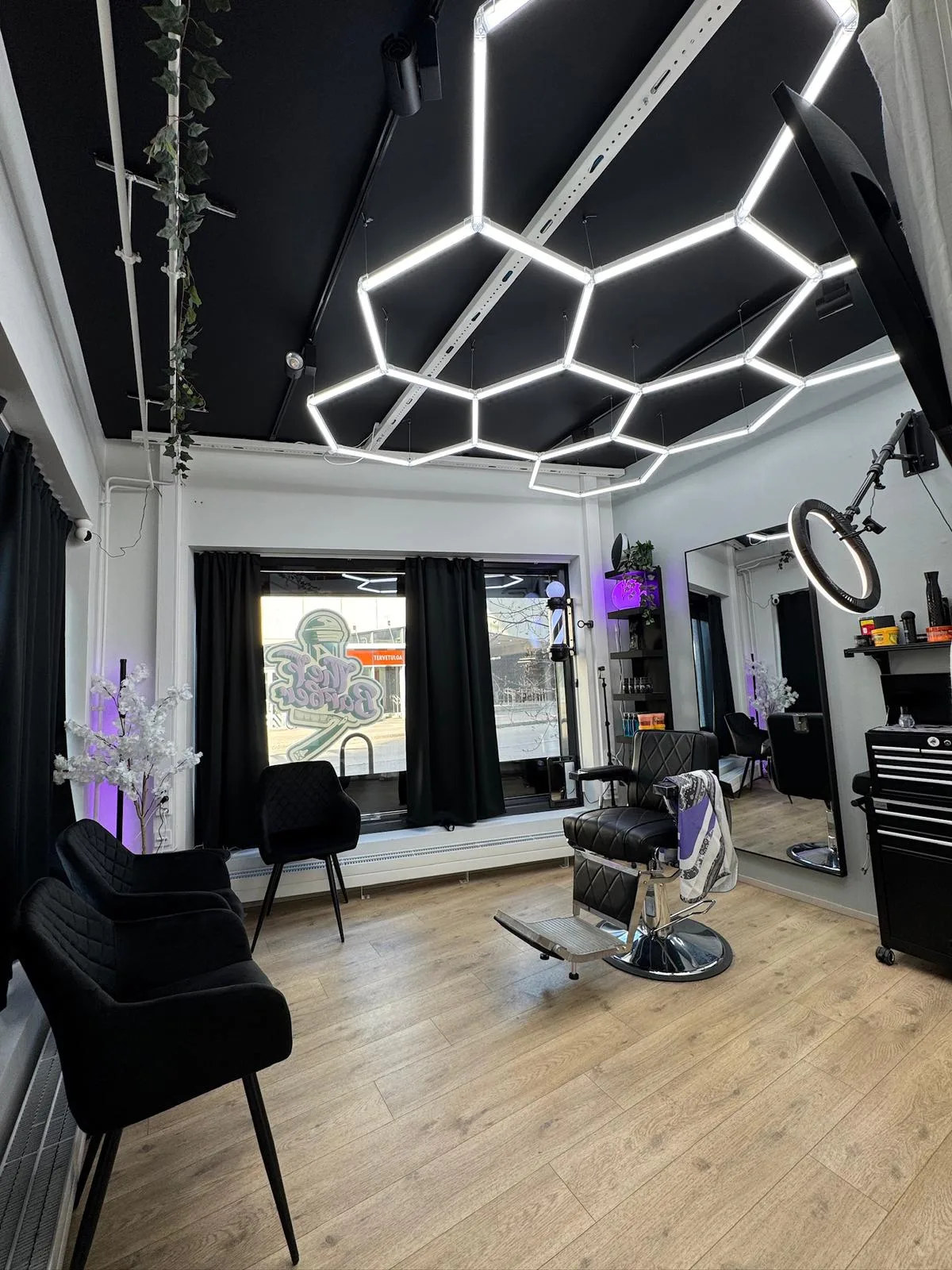 Inside the shop